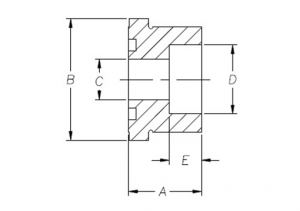 MR51 Tailpiece - IPS Socket Weld - Derbyshire Marine Products